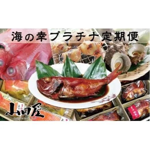 伊豆半島　海の幸　プラチナ　定期便　2回　E005／山田屋海産　産直　稲取　キンメ　静岡県　東伊豆町