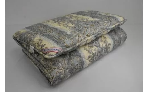 K12羊毛混硬敷ふとん 色ブルー系