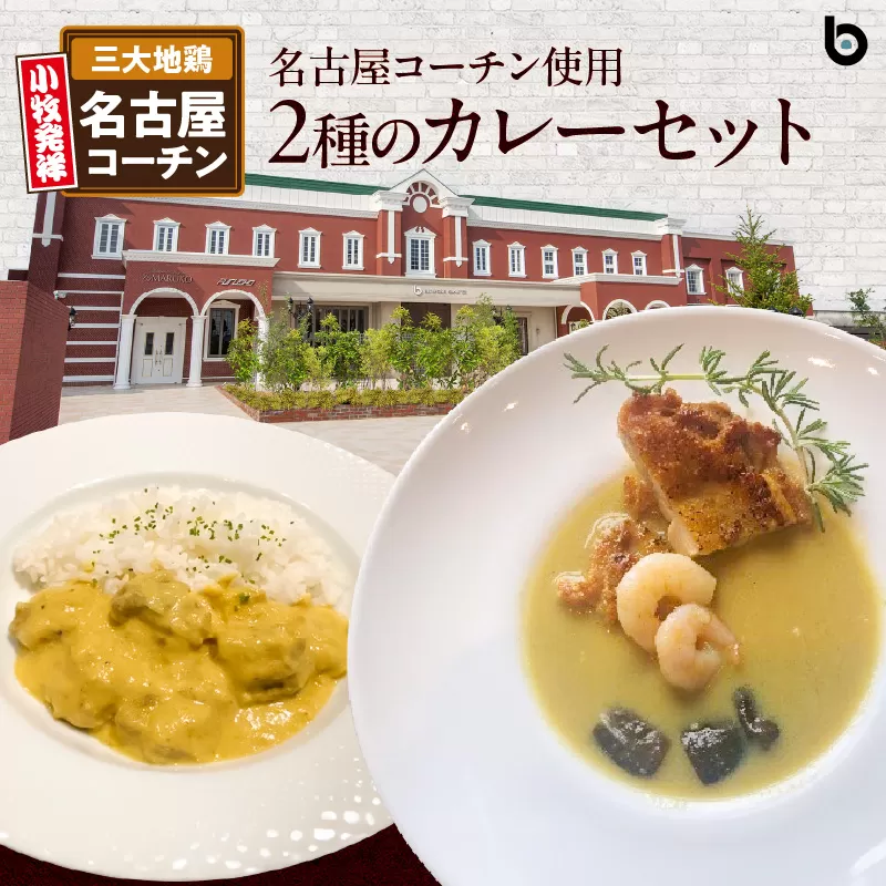 名古屋コーチン2種のカレーセット（各2食）　小牧市