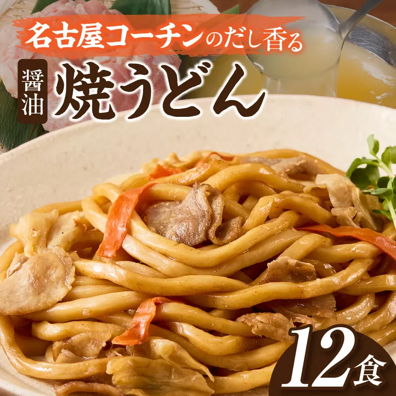 名古屋コーチンのだし香る焼うどん（12食）［181C02］ 