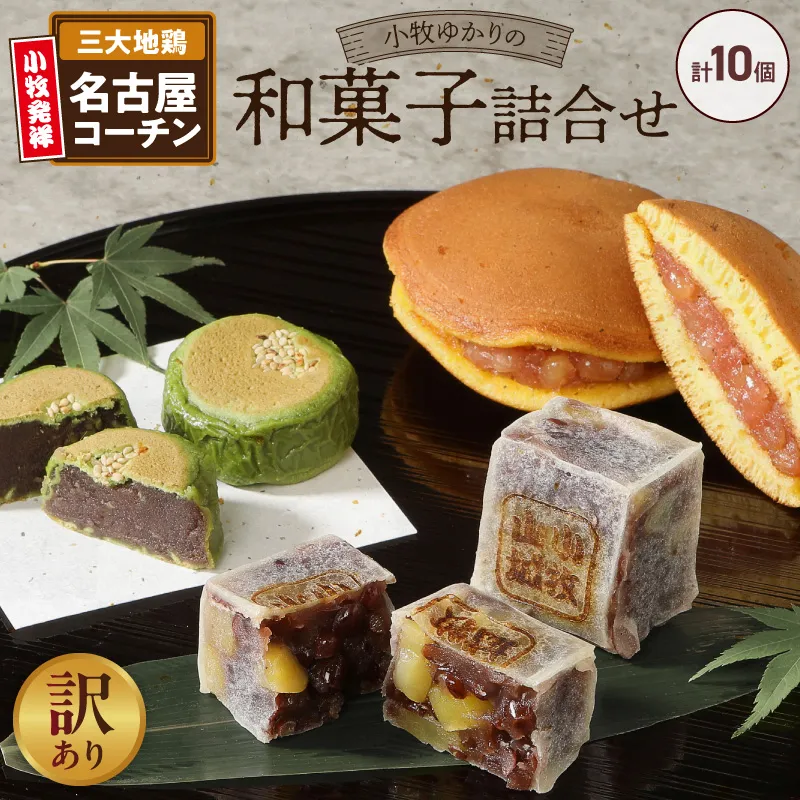 【訳あり】小牧ゆかりの和菓子詰合せ（簡易包装） 訳あり 小牧ゆかりの和菓子 詰合せ 簡易包装 壮平さん どら焼き 信長公 きんつば しの々路 セット 小牧市観光協会推奨品 お菓子 和菓子 茶菓子 スイーツ 饅頭 お取り寄せ お取り寄せスイーツ ゑびす屋商店 愛知県 小牧市 送料無料 ［009B17］