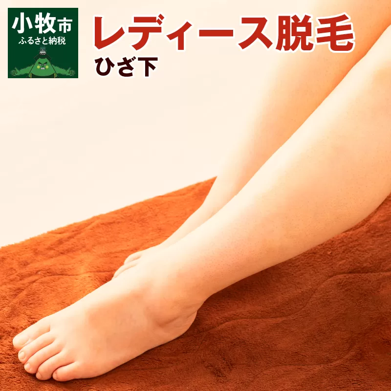 レディース脱毛　ひざ下