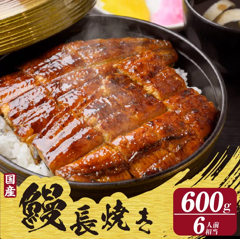 【土用の丑の日対応　一の丑7/3（木）入金まで二の丑7/17（木）入金まで】国産特大うなぎ長焼き３尾(約２００ｇ)　合計約６００ｇ（2325）