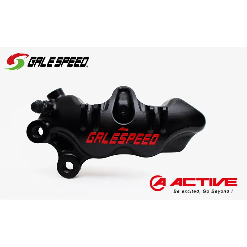 GALE SPEED エラボレート・フロント4Pキャリバー(アキシャル40mm) 左/チタンボルト仕様 バイク オートバイ パーツ 左キャリパー 