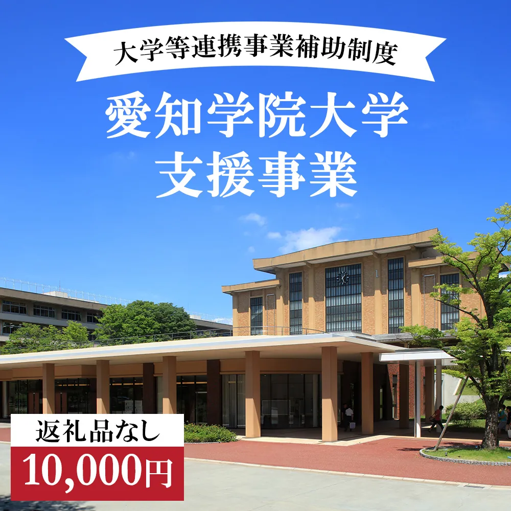【返礼品なし】大学等連携事業補助制度 (愛知学院大学) 10,000円 大学 教育 教育支援 愛知県 日進市