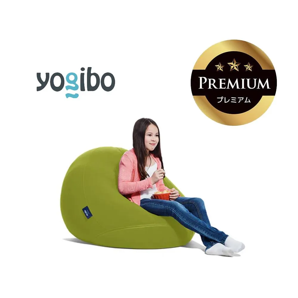 Yogibo Drop Premium ライムグリーン│送料無料 全国配送離島含 ビーズクッション カバー 洗える(ヨギボー ドロップ プレミアム)