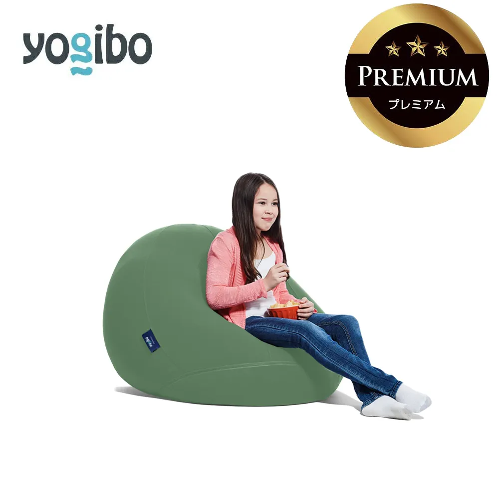 Yogibo Drop Premium オリーブグリーン│送料無料 全国配送離島含 ビーズクッション カバー 洗える(ヨギボー ドロップ プレミアム)