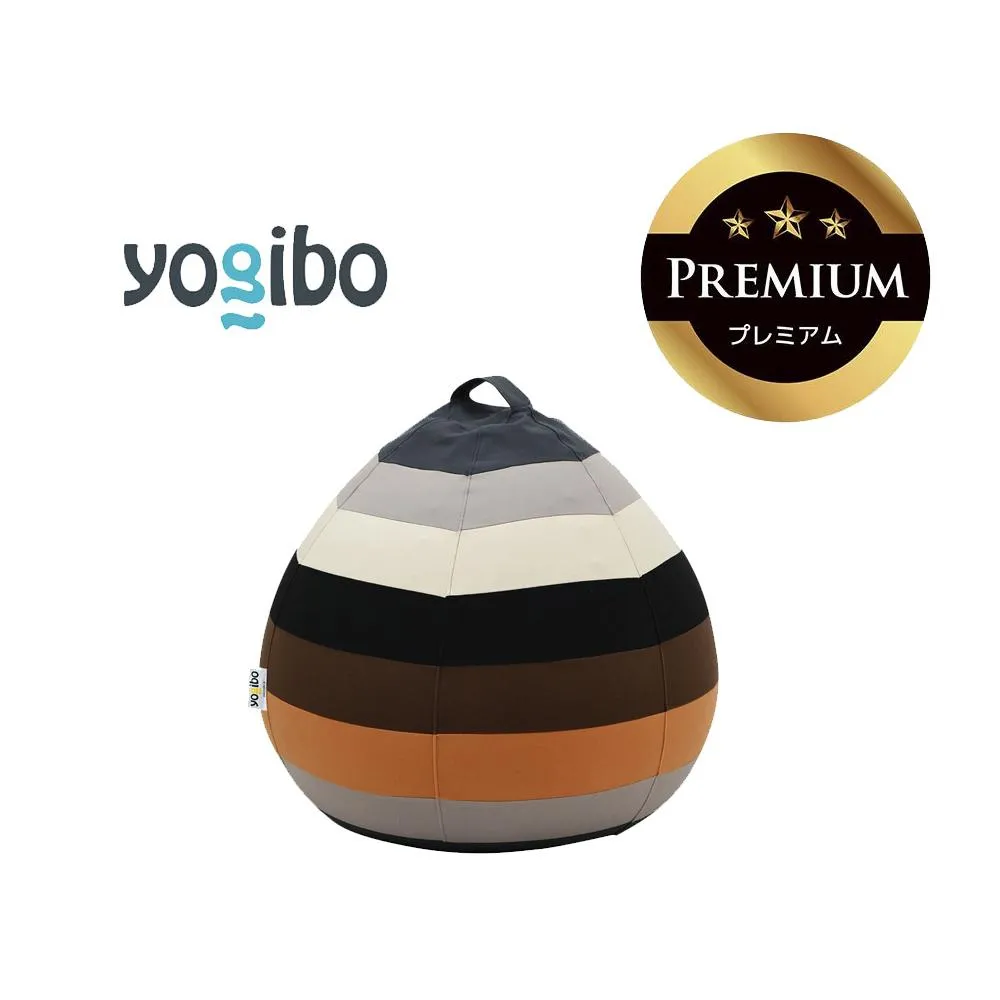 Yogibo Drop Rainbow Premium ナチュラル│送料無料 全国配送離島含 ビーズクッション カバー 洗える(ヨギボー ドロップ レインボー プレミアム)