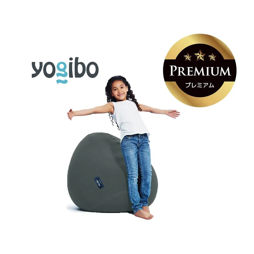 Yogibo Zoola Drop Premium オフブラック│送料無料 全国配送離島含 ビーズクッション カバー 洗える(ヨギボー ズーラ ドロップ プレミアム)