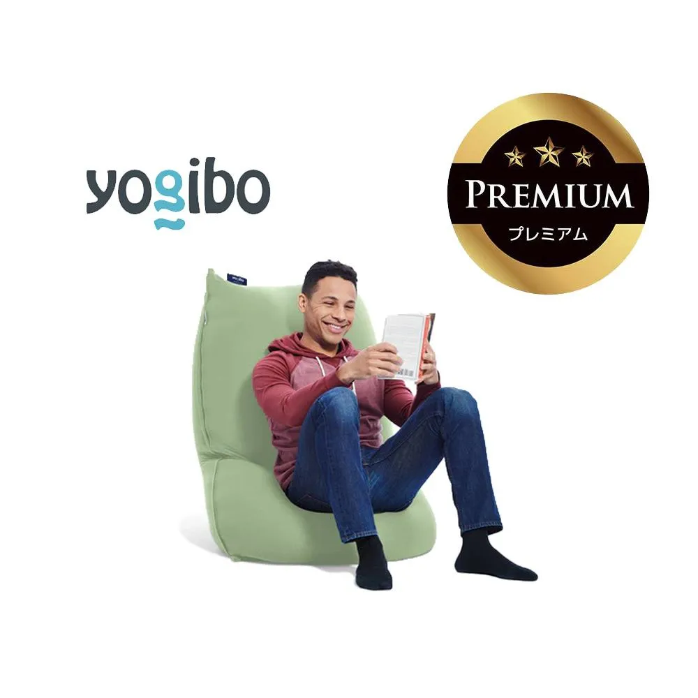 Yogibo Lite Premium ピスタチオ│送料無料 全国配送離島含 ビーズクッション カバー 洗える（ヨギボー ライト プレミアム）