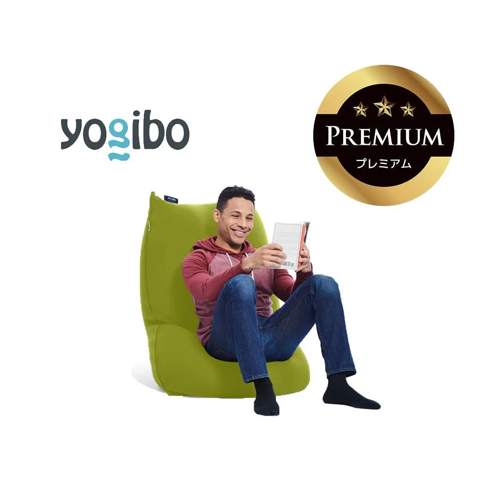Yogibo Lite Premium ライムグリーン│送料無料 全国配送離島含 ビーズクッション カバー 洗える(ヨギボー ライト プレミアム)