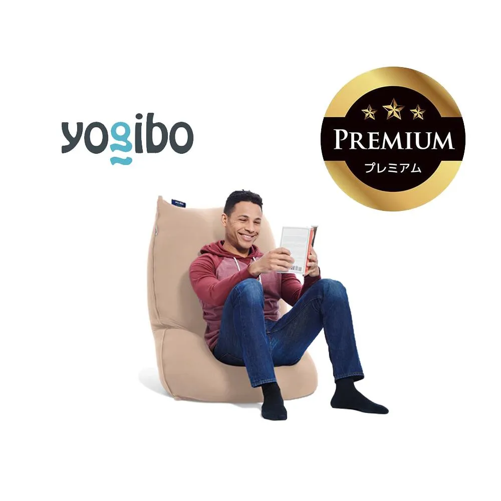 Yogibo Lite Premium ライトグレー│送料無料 全国配送離島含 ビーズクッション カバー 洗える(ヨギボー ライト プレミアム)