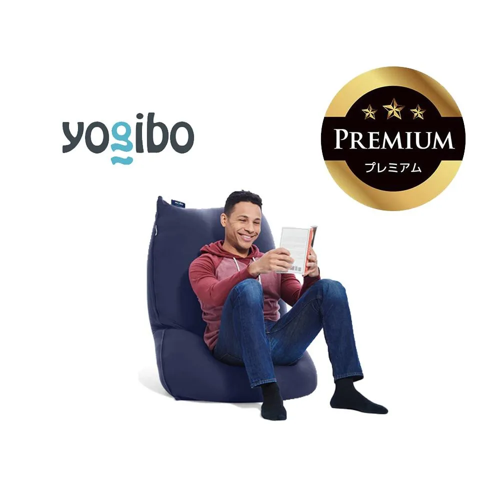 Yogibo Lite Premium ネイビーブルー│送料無料 全国配送離島含 ビーズクッション カバー 洗える(ヨギボー ライト プレミアム)