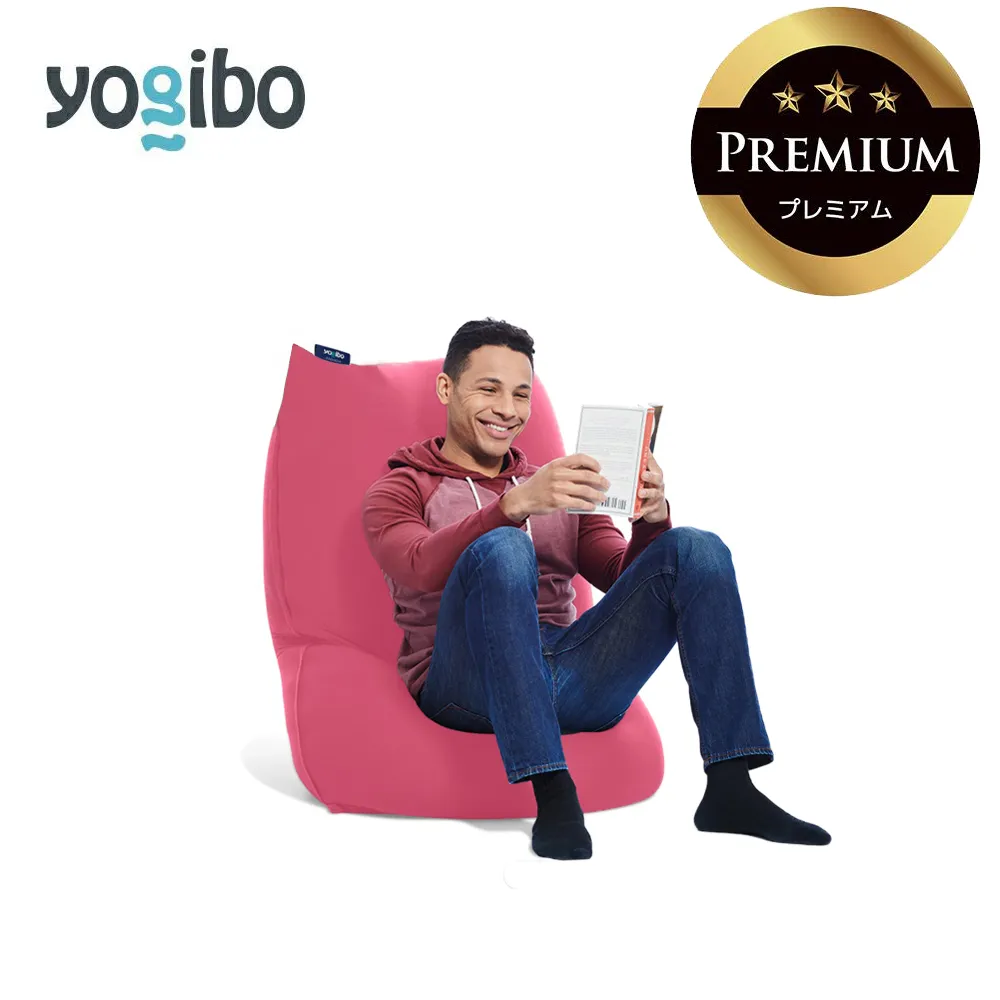 Yogibo Lite Premium ダスティピンク│送料無料 全国配送離島含 ビーズクッション カバー 洗える（ヨギボー ライト プレミアム）