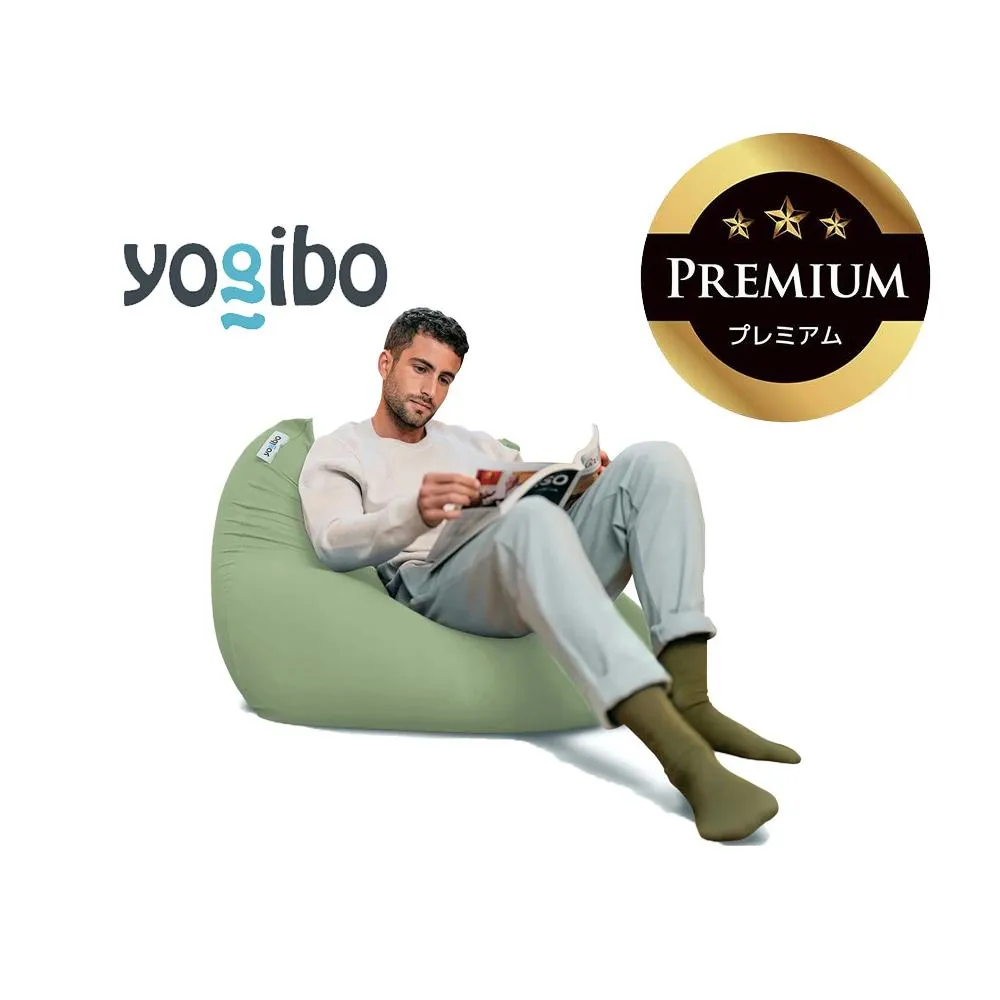 Yogibo Mini Premium ピスタチオ│送料無料 全国配送離島含 ビーズクッション カバー 洗える（ヨギボー ミニ プレミアム）