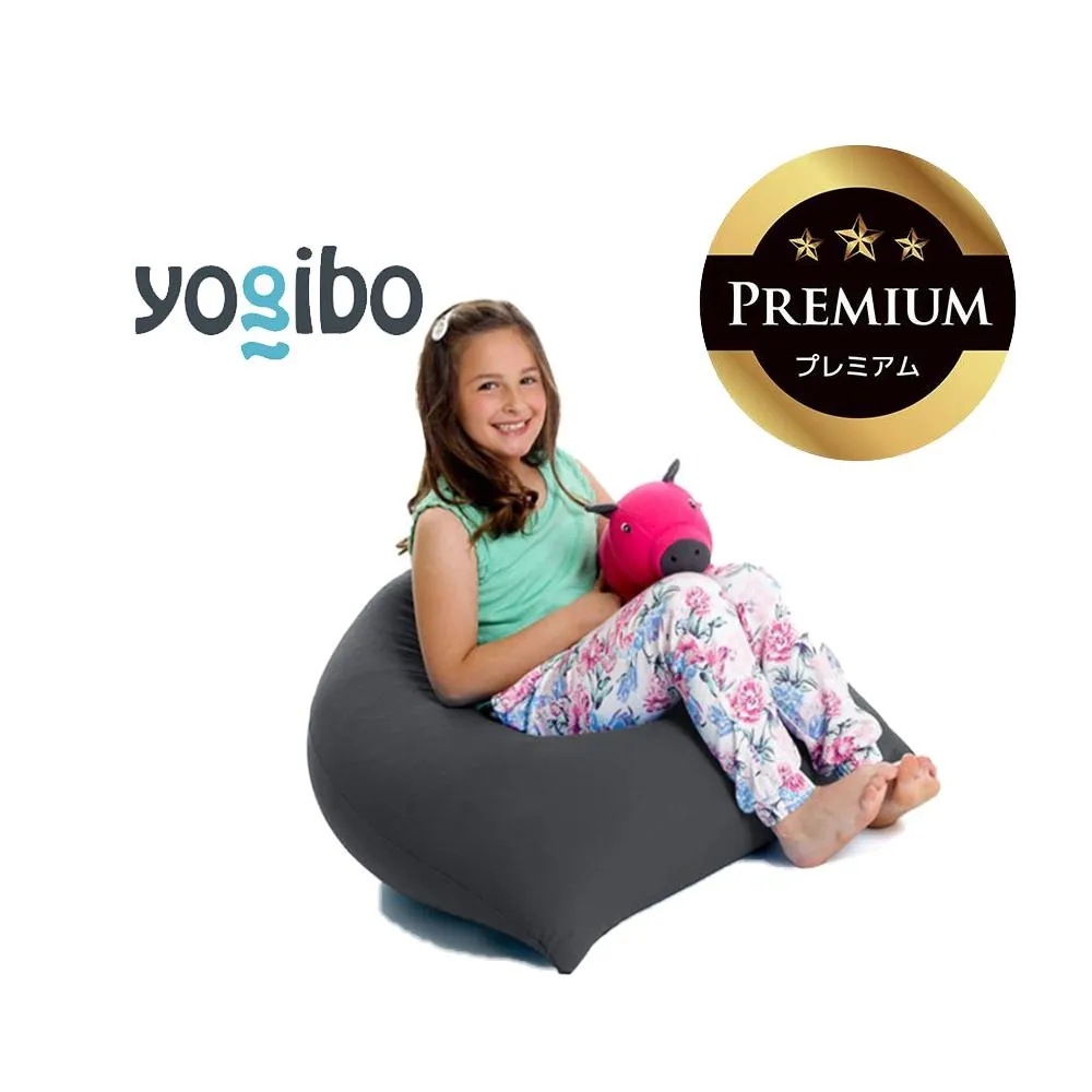 Yogibo Pyramid Premium ダークグレー│送料無料 全国配送離島含 ビーズクッション カバー 洗える(ヨギボー ピラミッド プレミアム)
