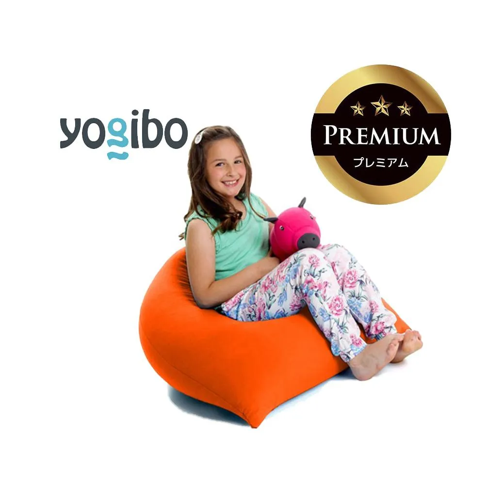 Yogibo Pyramid Premium オレンジ│送料無料 全国配送離島含 ビーズクッション カバー 洗える(ヨギボー ピラミッド プレミアム)