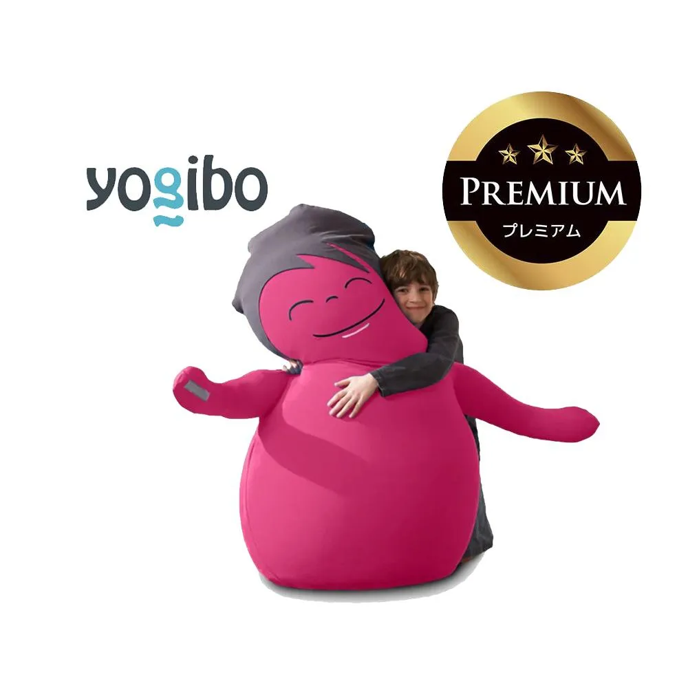 Hugibo Premium(ハギボー プレミアム)ピンク│送料無料 全国配送離島含 ビーズクッション カバー 洗える Yogibo ヨギボー あなたをやさしく抱きしめてくれるかわいい友達。