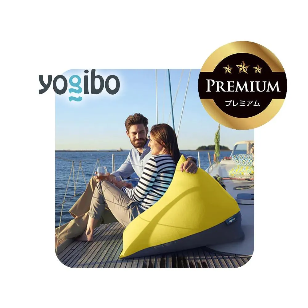 Yogibo Zoola Pyramid Premium ライムライト│送料無料 全国配送離島含 ビーズクッション カバー 洗える(ヨギボー ズーラ ピラミッド プレミアム)