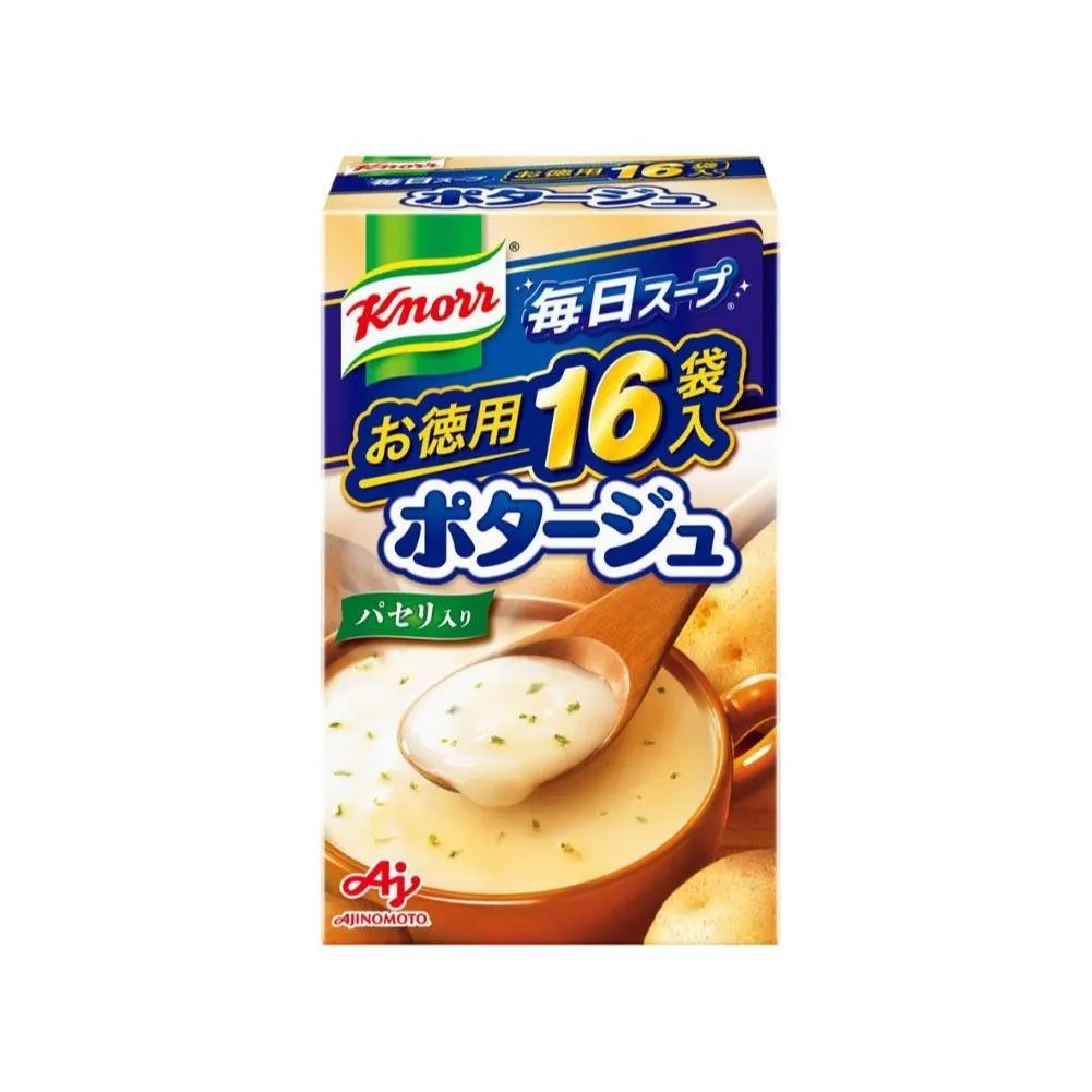 「クノール® 毎日スープ®」ポタージュ 16袋入×3箱【味の素 AJINOMOTO クノール 粉末 スープ 野菜 じゃがいも にんじん たまねぎ 三重県 四日市市 四日市 四日市市ふるさと納税】