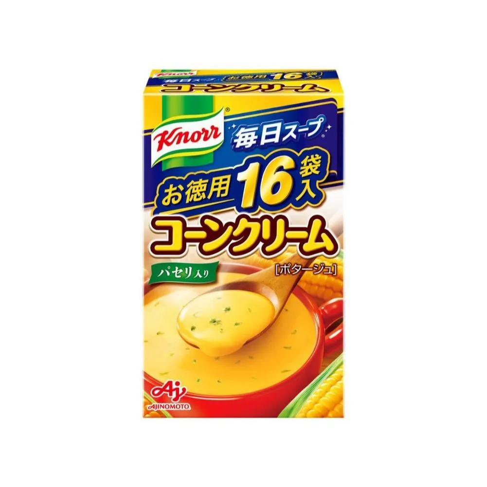 「クノール® 毎日スープ®」コーンクリーム 16袋入×3箱【味の素 AJINOMOTO クノール 粉末 コーン スープ コーンスープ 三重県 四日市市 四日市 四日市市ふるさと納税】