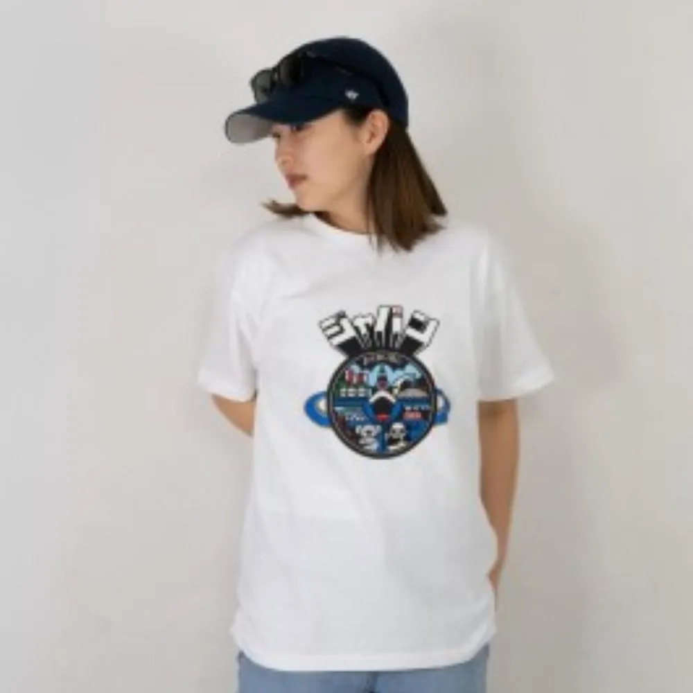四日市市 マンホールTシャツ 白 サイズS