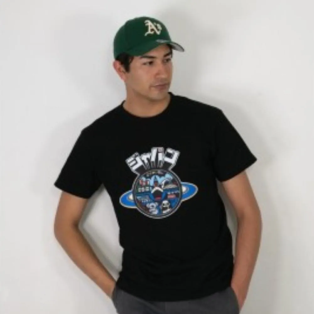 四日市市 マンホールTシャツ 黒 サイズS
