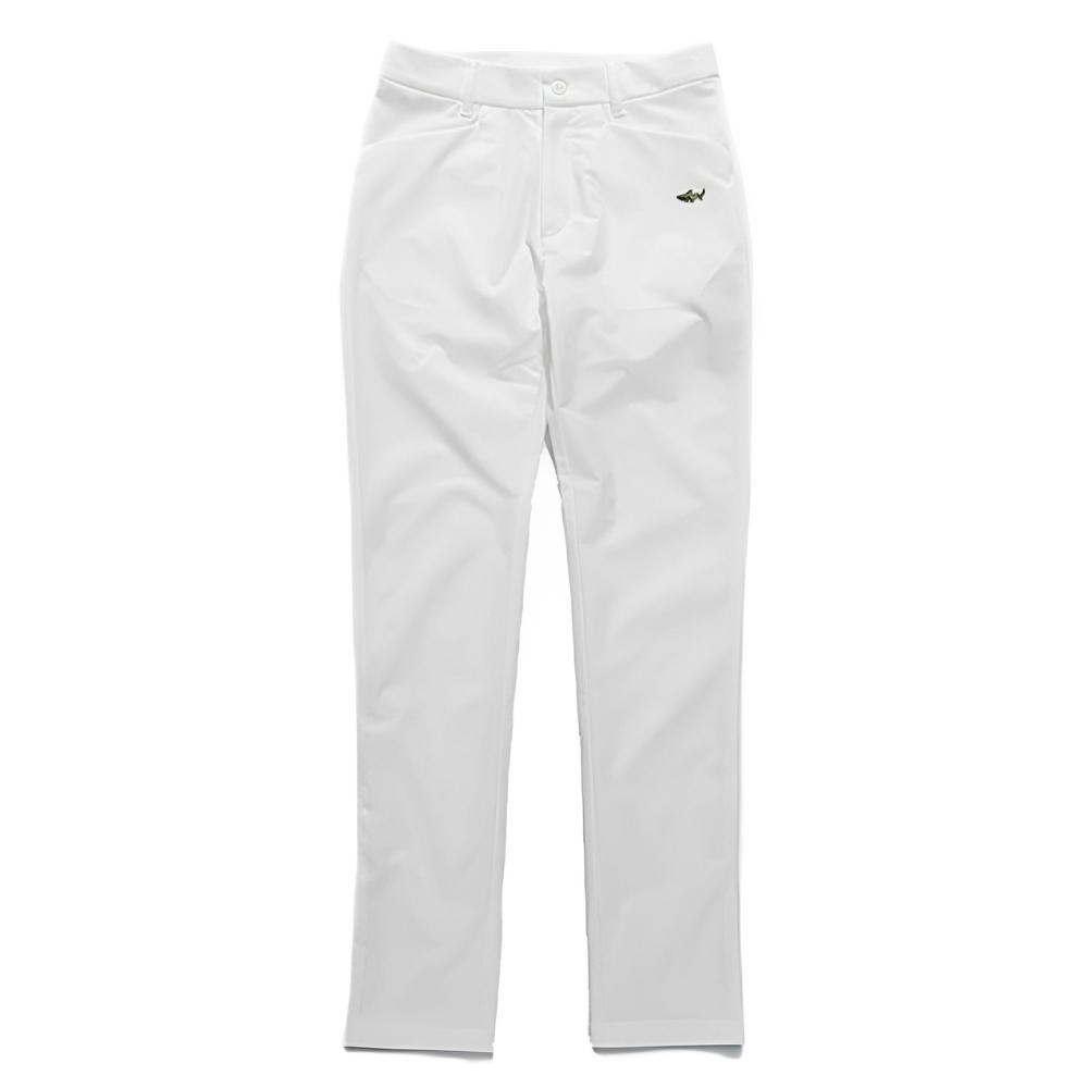 再生ポリエステル使用 サステナブル・ゴルフウェア・ブランド VIRI-DARI (ヴィリダリ) GOLFのパンツ 吸水・速乾・UVケア レディースS(ホワイト)