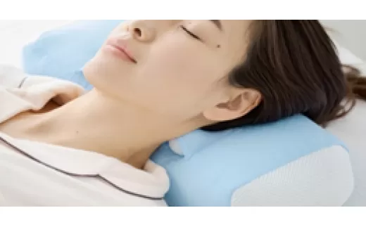 医学博士と頸椎を中心に考えた凹型まくら　Ｌサイズ　グレー色 