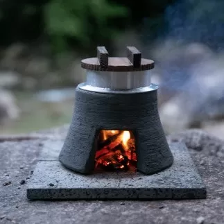 コヘッツイHAJIME 1合　鋳物釜・墨色・マット