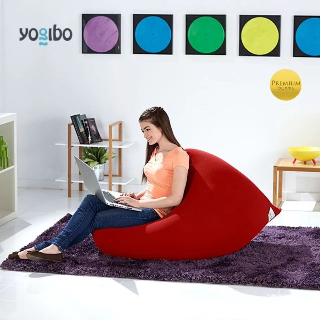 【手渡し可能都内限定】ヨギボーミニプレミアム Yogibo Mini Premium（ヨギボー ミニ プレミアム）＜レッド