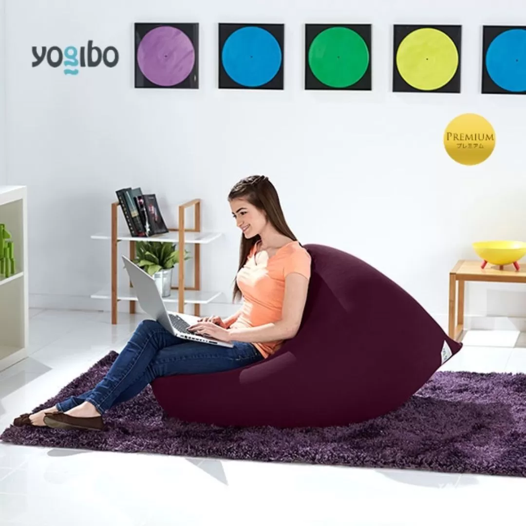 Yogibo Mini Premium（ヨギボー ミニ プレミアム）＜ディープパープル＞