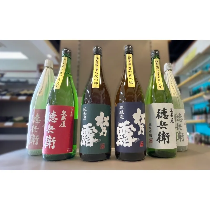 ソムリエが推薦する大瓶 伊賀酒セット
