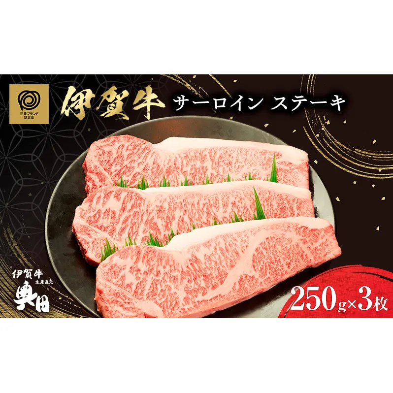 極撰伊賀牛サーロインステーキ3枚