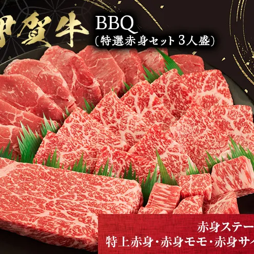 BBQ　特選赤身セット　3人盛