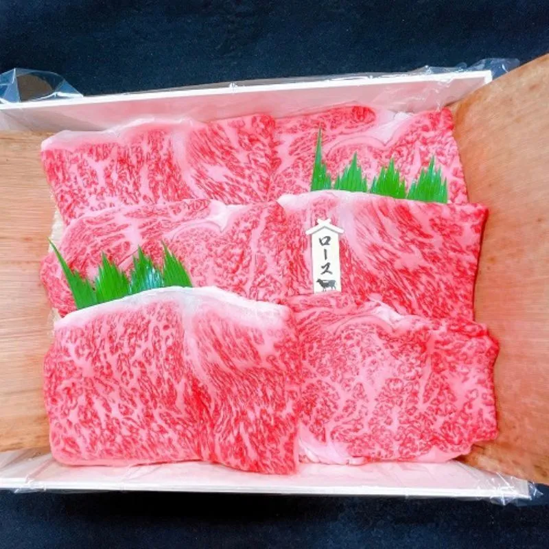 【伊賀忍者ビーフ】肉の横綱　伊賀牛　ロース　すき焼き　霜降り肉　三重県　名張市　自慢の牛肉　440g　[0522]3-い
