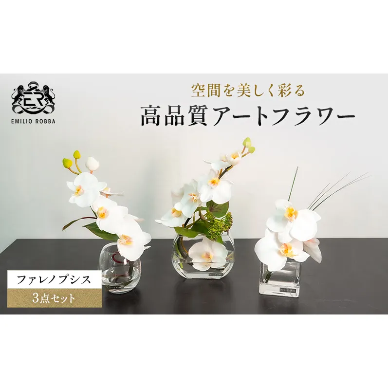 エミリオロバ　ファレノプシス3点セット