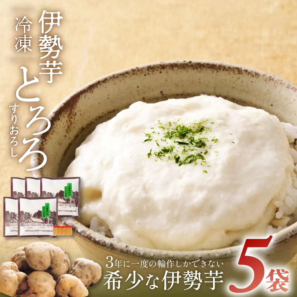 伊勢いも すりおろし 冷凍とろろ 伊勢いも 芋 イモ とろろ 伊勢芋 とろろ芋 すりおろし 野菜 農作物 お手軽 とろろ汁 ご飯 そば つけ汁 健康 稀少 名産品 簡単 便利 個包装 粘り 冷凍 三重県 多気町 HK-01