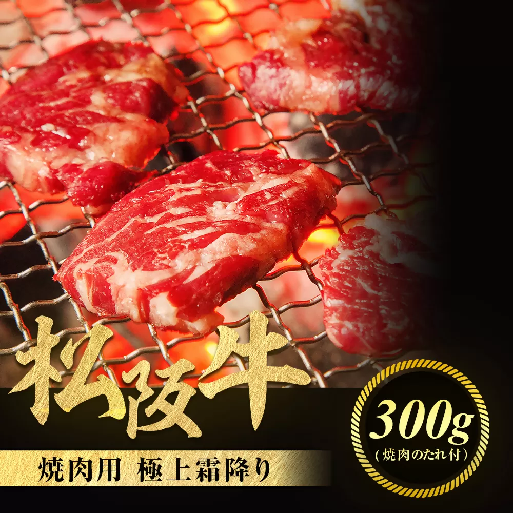 松阪牛 極上霜降り 焼肉用 300g 焼肉のたれ付 極上の柔らかさ 化粧箱入り 柔らかい 松坂牛 松阪肉 高級ブランド牛 イチボ ハネシタ ロース トモサンカク 三角 ミスジ カイノミ 焼き肉 自宅用 贈答品 ギフトA4 A5 特産松阪牛 お歳暮 お中元 牛肉 とろける 和牛 三重県 NTY-17