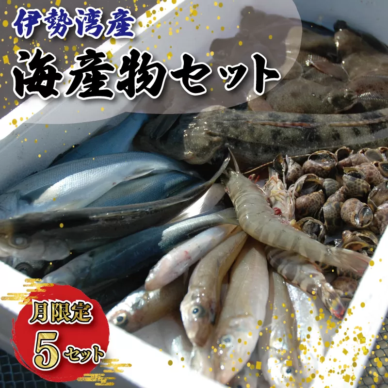 伊勢湾産 海産物セット 魚 貝 干物 海藻 新鮮 詰め合わせ セット 海鮮 海産 直送 海 漁師 おまかせ 旬 季節 お楽しみ K5
