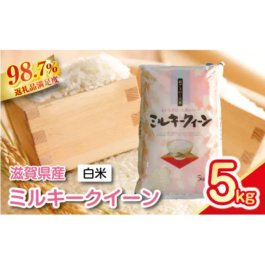 【新米】令和8年産 近江米ミルキークイーン【5kg×1袋】【T029W4】(滋賀県 近江八幡市)