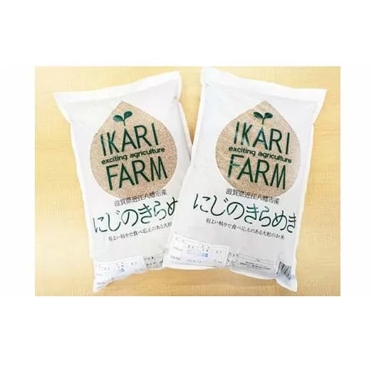 【新米】【7年産】にじのきらめき玄米10kg（5kg×2袋）大粒で食べ応えあり【C064U1】