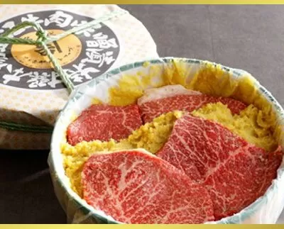 【カネ吉山本】牛肉味噌漬/特選近江牛 タル詰め 5～6枚入り【約670g】【Y055U1】