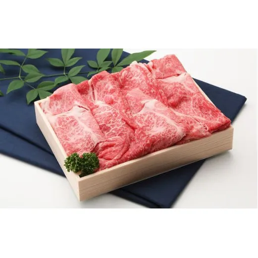 【4等級以上】【近江牛　毛利志満】近江牛　すき焼き・しゃぶしゃぶ用スライス【600ｇ】【S023W】（滋賀県　近江八幡市）