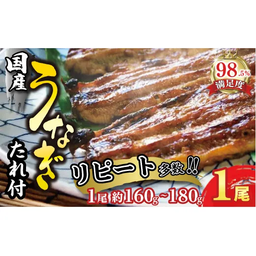 【一度食べたらやみつき！リピート多数】うなぎ蒲焼１尾【D008W】