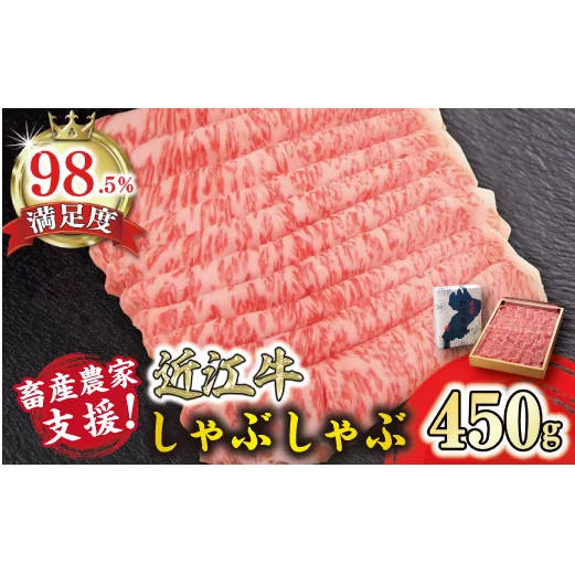 近江牛しゃぶしゃぶ用【450ｇ】【N005W】