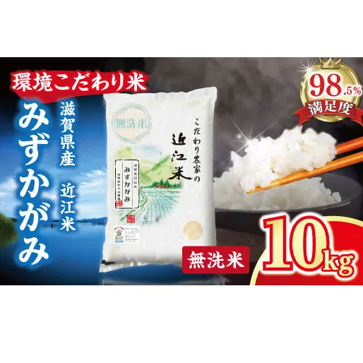 【7年産】近江米 環境こだわり米 みずかがみ 無洗米 【10kg×1】【BN02W2】