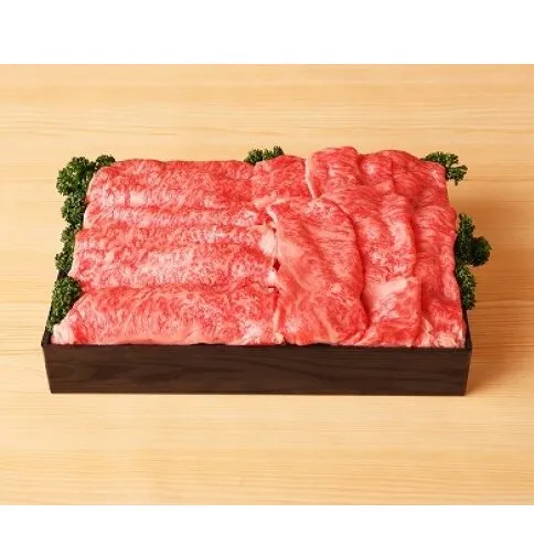 近江牛すき焼き・しゃぶしゃぶ用肩ロース【500g】＋近江牛ハンバーグ×3個【450ｇ（150ｇ×3個）】【AB65U】