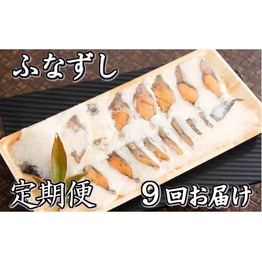 近江本にごろ　ふなずし定期便（9か月）【AD13U】