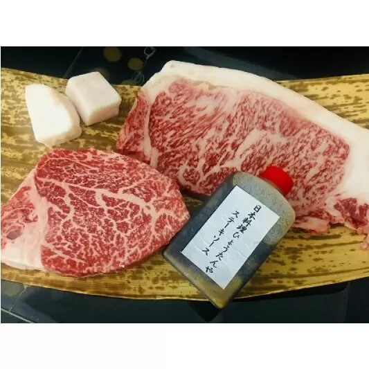 【4等級以上】極上近江牛フィレ＆サーロイン食べ比べセット【350ｇ（フィレ150ｇ×1枚、サーロイン200ｇ×１枚）】【E010U】
